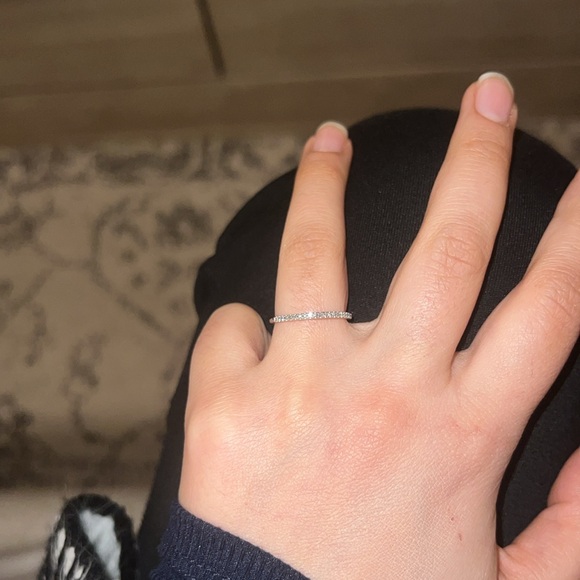 Eternity Genuine Diamond Wedding Band - Picture 11 of 14